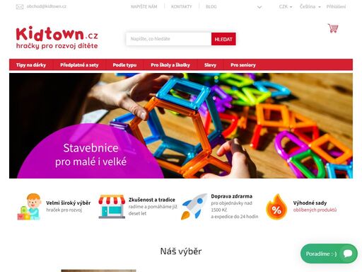 kidtown.cz - hračky pro rozvoj dítěte