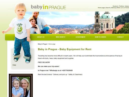 baby equipment for rent in prague