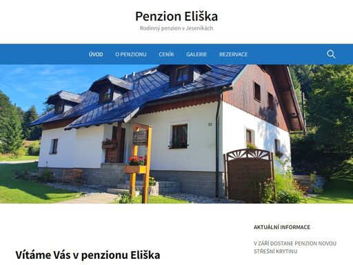 www.penzion-eliska.cz