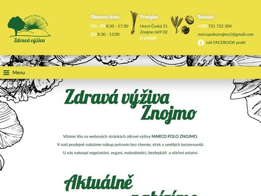 www.zdravavyzivaznojmo.cz