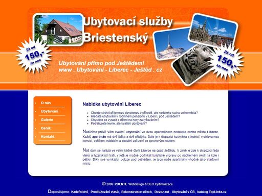 www.ubytovani-liberec-jested.cz
