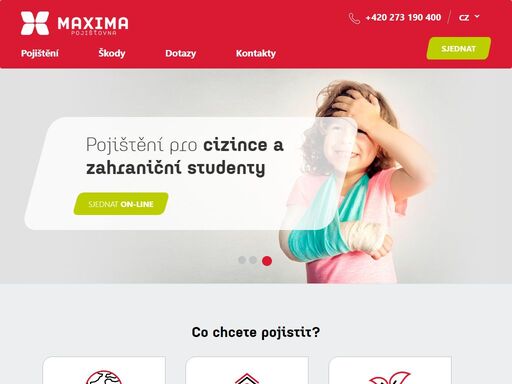 www.maximapojistovna.cz