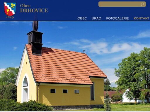 oficiální webové stránky obce drhovice