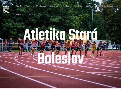 oficiální stránka sportovního oddílu atletika stará boleslav působícího na stadionu v houštce ve staré boleslavi.