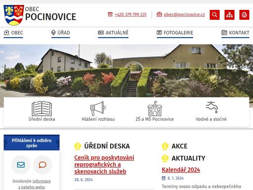 www.pocinovice.cz