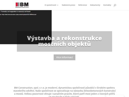 www.bmconstruction.cz