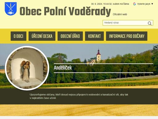 www.polnivoderady.cz