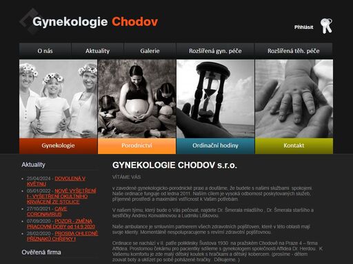 www.gynekologiechodov.cz