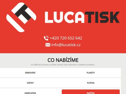 www.lucatisk.cz