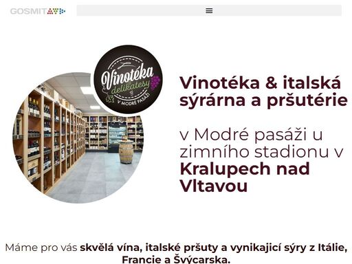 přijďte se přesvědčit o prvotřídní kvalitě našich vín do vinotéky v modré pasáži v kralupech nad vltavou. velkoobchod s vínem provozujeme již od roku 2001.