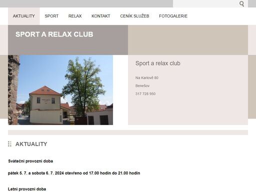 www.sportarelaxclub.cz