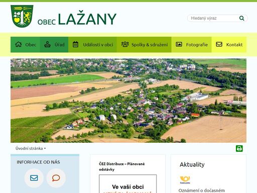 www.obec-lazany.cz