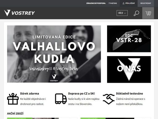 vostrey - vostrej jirka. každý jeden vyrobený nůž značky vostrey je výsledkem precizní ruční práce, kde se pojí jedinečný design a vostré řemeslo k radosti!