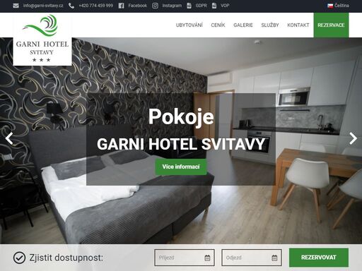 úvodní strana - garni hotel svitavy nabízí návštěvníkům svitav ubytování nadstandartní úrovně za příznivou cenu. garni hotel - špičkové ubytování ve svitavách.