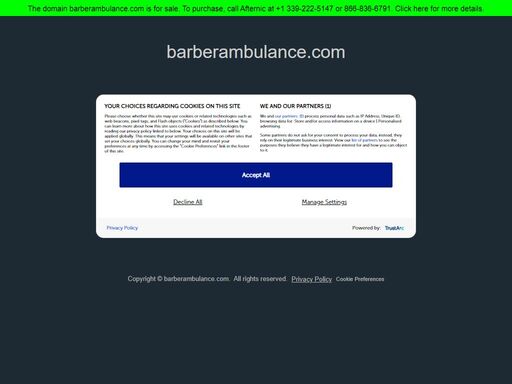 barberambulance.com is your first and best source for all of the information you’re looking for. from general topics to more of what you would expect to find here, barberambulance.com has it all. we hope you find what you are searching for!