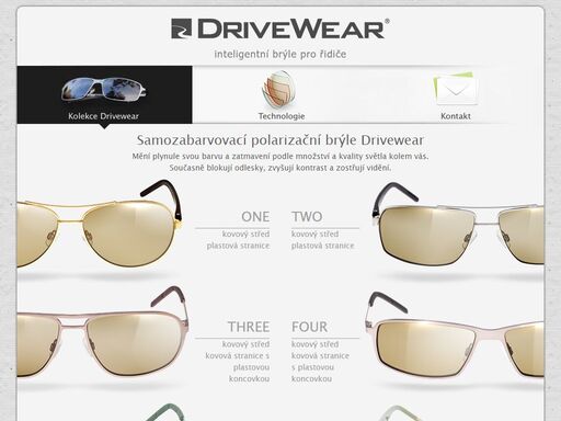 drivewear jsou inteligentní, samozabarvovací, polarizační brýle, vyvinuté speciálně pro řidiče. odstraňují nežádoucí rušivé
odrazy světla. mění své zabarvení v závislosti na intenzitě okolního světla.