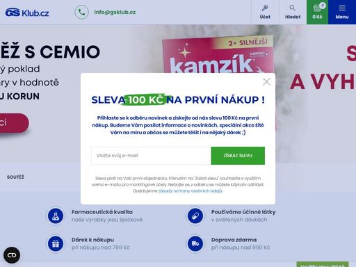 jsme jedním z největších internetových prodejců doplňků stravy na českém trhu. nabízíme exkluzivní produkty pro všechny věkové kategorie přímo od výrobce.