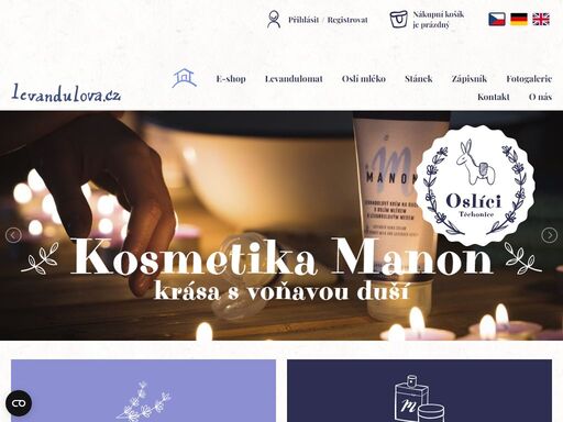 www.levandulova.cz
