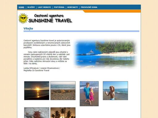 cestovní agentura sunshine travel