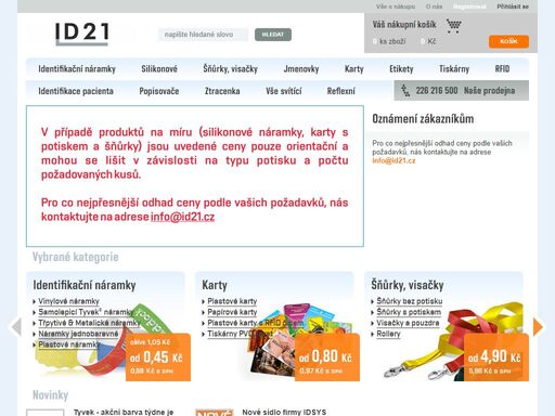 home - identifikační pásky / identifikační náramky za nejlepší ceny. již od 0,49 kč/ks. idsys slaví 18 let na trhu!