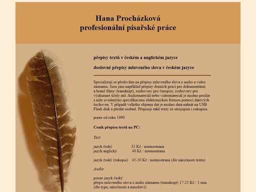 www.pisarskeprace.cz