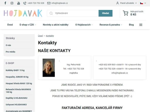 www.hojdavak.cz/kontakty