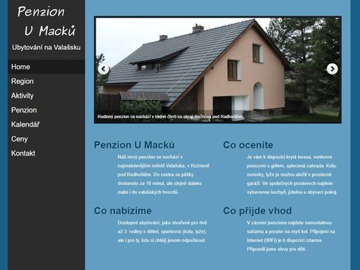 www.penzionumacku.cz
