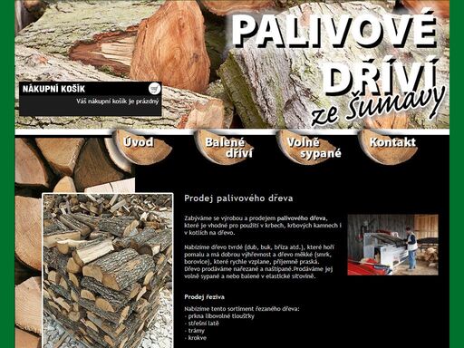 prodej palivového dřeva. zabýváme se výrobou a prodejem palivového dřeva, které je vhodné pro použití v krbech, krbových kamnech i v kotlích na dřevo.