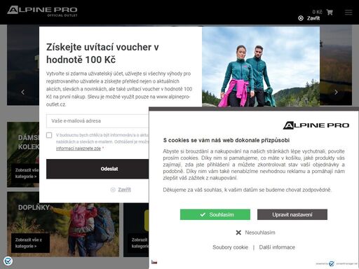 vybavte se na své outdoorové aktivity v oficiálním outletu značky alpine pro. nejlepší ceny oblečení a obuvi do města i přírody najdete jen u nás.