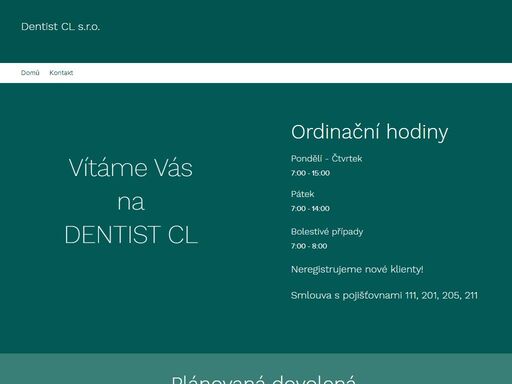 dentist cl s.r.o.;
www.dentistcl.cz;
stomatolog aleksandar mukoski
