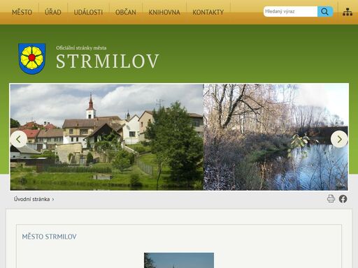 oficiální stránky obce strmilov