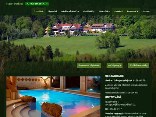 www.hotelpodlesi.cz