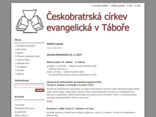 farní sbor českobratrské církve evangelické v táboře