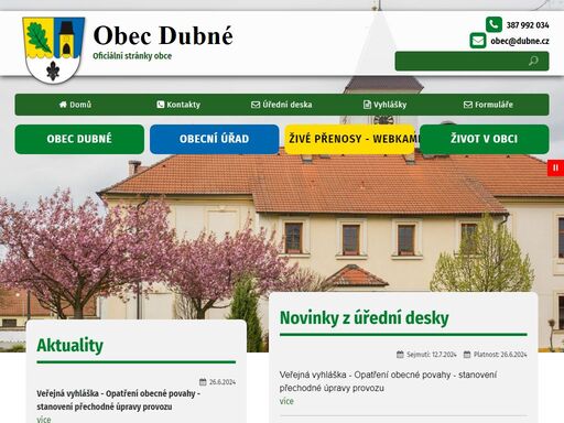 www.dubne.cz