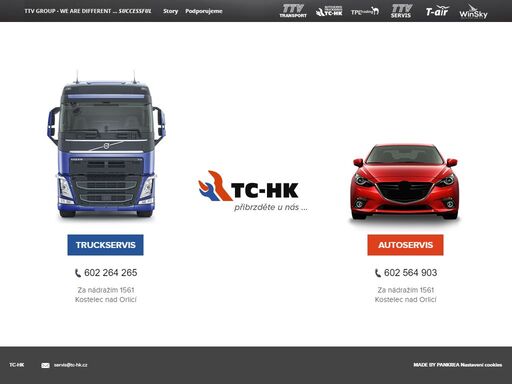 firma tc-hk spol. s r.o. se zaměřuje na servis nákladních a přípojných vozidel.