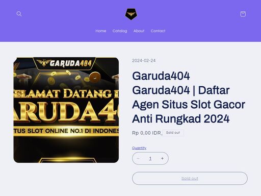 garuda404 adalah agen situs slot gacor anti rungkad 2024 yang sudah terpercaya dan memberikan jackpot sensasional 2024!