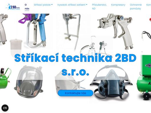 společnost 2bd s.r.o. působí na českém trhu od roku 2009 v oblasti prodeje a servisu stříkací techniky a zařízení s tím spojených.