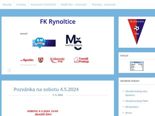 www.fkrynoltice.cz