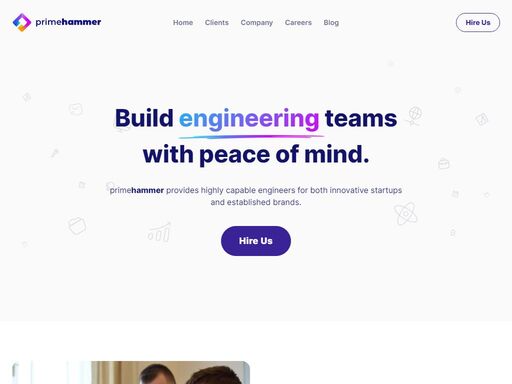 primehammer is a rockstar software engineering team from central europe.