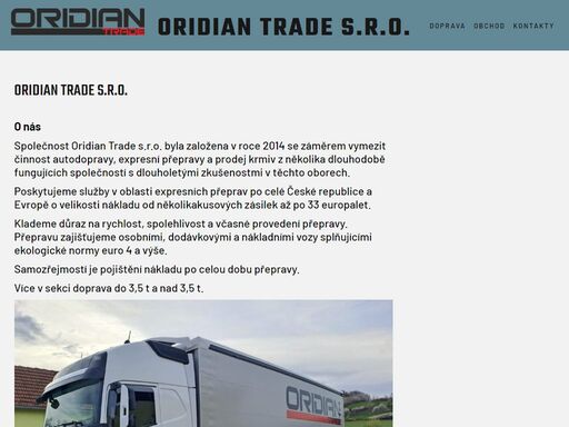 www.oridian-trade.cz