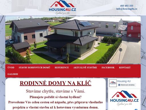 housing4u - stavby a správa rodinných domů