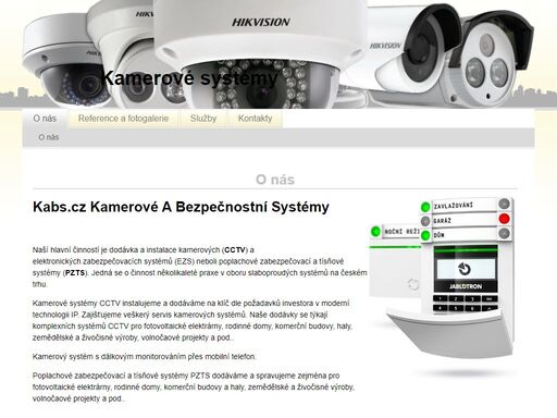 kabs.cz kamerové a bezpečnostní systémy