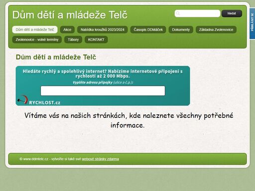 www.ddmtelc.cz