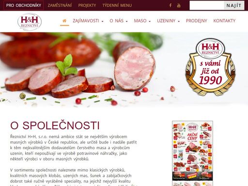 řeznictví h+h - výroba a prodej masa, uzenin