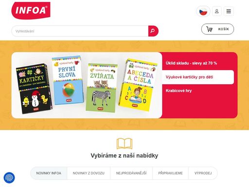 infoa vydává jazykové učebnice a jazykové hry pro studenty, učitele a širokou veřejnost. vydáváme rovněž kreativní knihy pro děti.