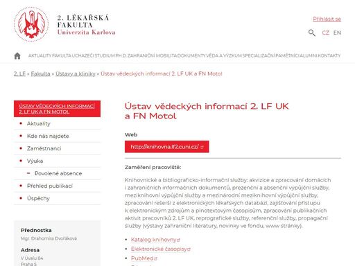 www.lf2.cuni.cz/ustav-vedeckych-informaci