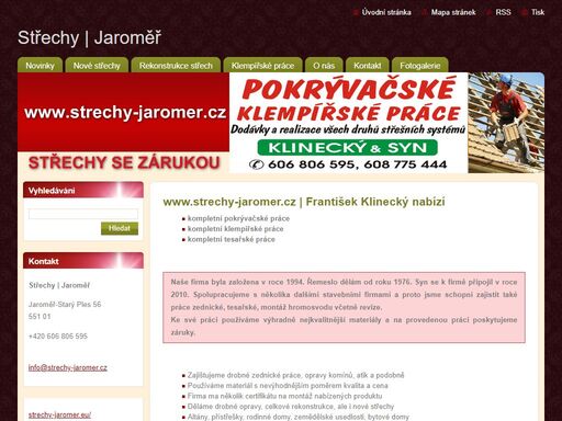 www.strechy-jaromer.cz