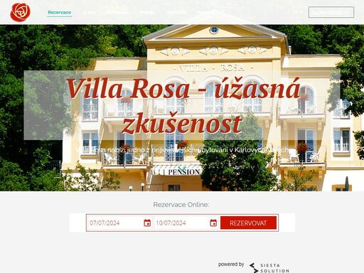 www.villarosa.cz