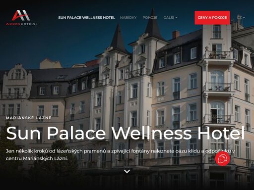 axxoshotels.com/cs/sun-palace-spa-wellness