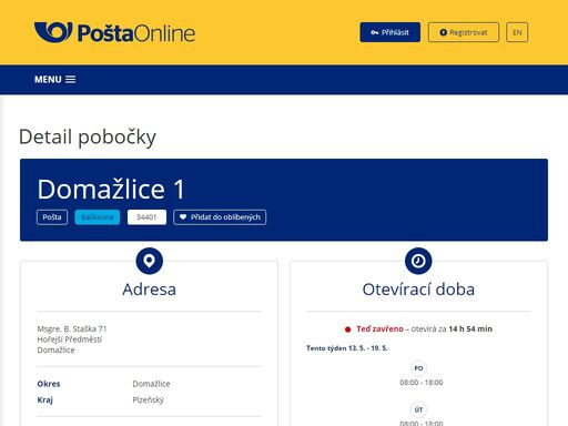 postaonline.cz/detail-pobocky/-/pobocky/detail/34401